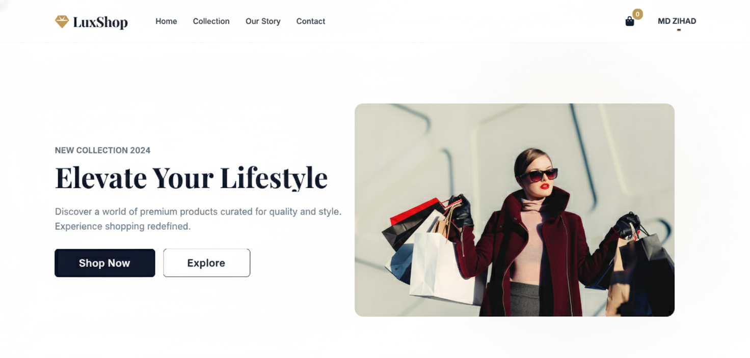 Personal E-Commarce Website